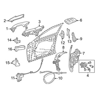 Mercedes-Benz OE - Front Door - Lock & Hardware