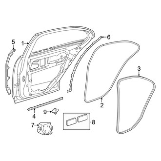 Mercedes-Benz OE - Rear Door - Door & Components (Sedan)