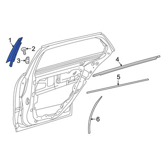 Mercedes-Benz OE - Rear Right Door Applique