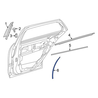 Mercedes-Benz OE - Rear Left Stone Guard