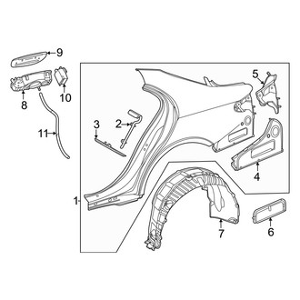 Mercedes-Benz OE - Quarter Panel & Components (Sedan)