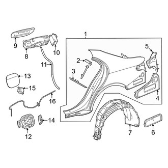 Mercedes-Benz OE - Quarter Panel & Components