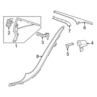 Mercedes-Benz OE - Quarter Panel - Interior Trim