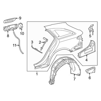 Mercedes-Benz OE - Quarter Panel & Components (Wagon)