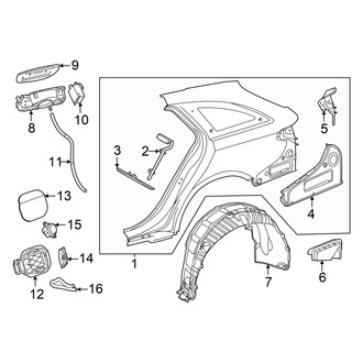 Mercedes-Benz OE - Quarter Panel & Components
