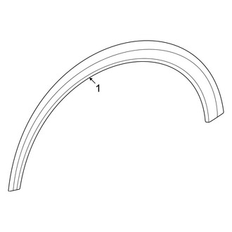 Mercedes-Benz OE - Quarter Panel - Exterior Trim (Wagon)