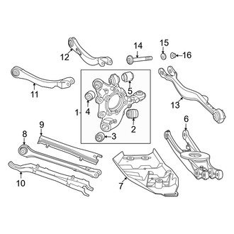 Mercedes-Benz OE - Rear Suspension - Suspension Components