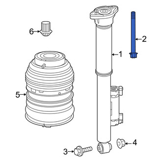 Mercedes-Benz OE - Upper Suspension Shock Absorber Bolt