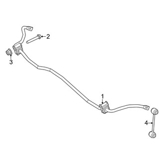 Mercedes-Benz OE - Rear Suspension - Stabilizer Bar & Components