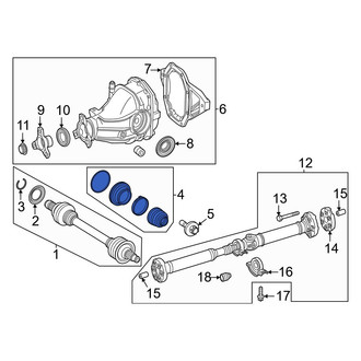 Mercedes-Benz OE - Rear CV Joint Boot Kit