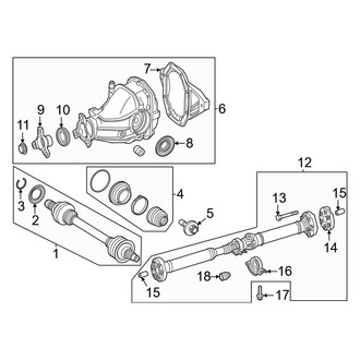 Mercedes-Benz OE - Rear Suspension - Axle & Differential