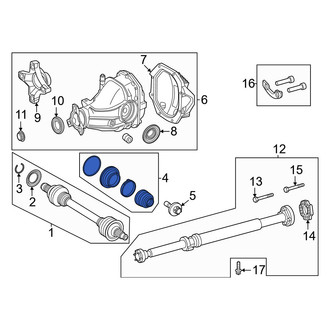 Mercedes-Benz OE - Front Outer CV Joint Boot Kit