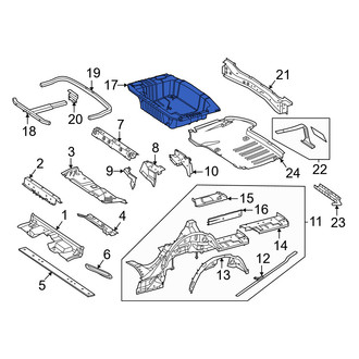 Mercedes-Benz OE - Rear Spare Tire Compartment