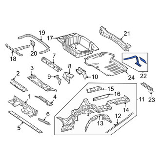 Mercedes-Benz OE - Battery Hold Down