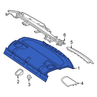 Mercedes-Benz OE - Rear Package Tray