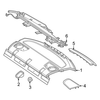 Mercedes-Benz OE - Rear Body & Floor - Interior Trim (Package Tray), (Sedan)
