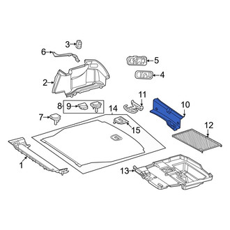 Mercedes-Benz OE - Rear Liftgate Trim Scuff Plate