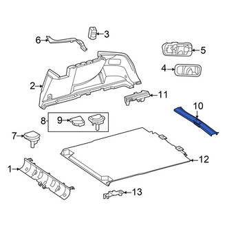 Mercedes-Benz OE - Rear Liftgate Trim Scuff Plate