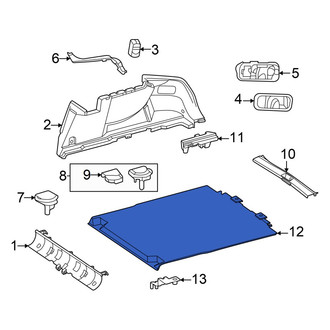 Mercedes-Benz OE - Rear Floor Cover Panel