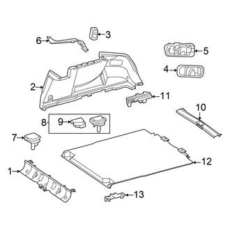 Mercedes-Benz OE - Rear Body & Floor - Interior Trim (Rear Body), (Sedan)