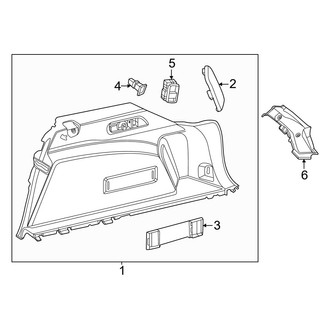 Mercedes-Benz OE - Rear Body & Floor - Interior Trim (Side Trim)