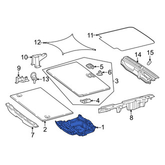 Mercedes-Benz OE - Rear Spare Tire Compartment