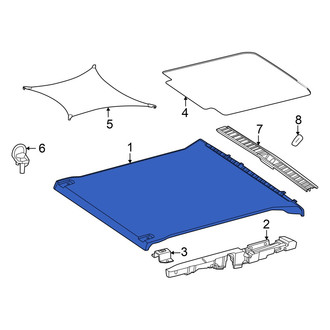 Mercedes-Benz OE - Rear Floor Cover Panel