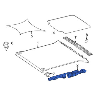 Mercedes-Benz OE - Left Floor Cover Panel Bracket