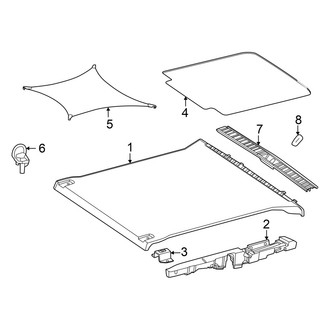 Mercedes-Benz OE - Rear Body & Floor - Interior Trim (Floor Trim)