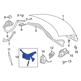 Mercedes-Benz OE - Rear Deck Lid Release Solenoid