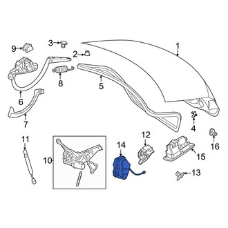 Mercedes-Benz OE - Trunk Lid Pull Down Motor