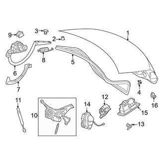Mercedes-Benz OE - Trunk Lid - Lid & Components (Sedan)