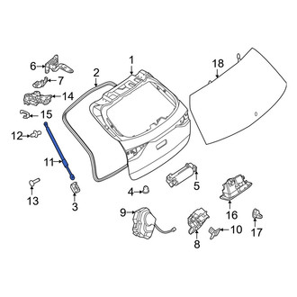 Mercedes-Benz OE - Rear Liftgate Lift Support