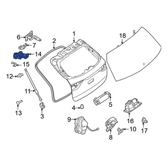 Mercedes-Benz OE - Rear Tailgate Lift Motor