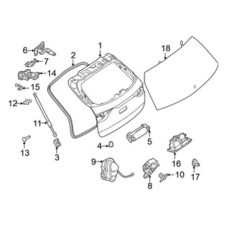 Mercedes-Benz OE - Lift Gate - Gate & Hardware (Wagon)