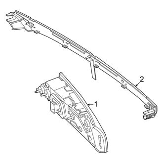 Mercedes-Benz OE - Rear Lamps - Rear Combination Lamps (Trunk Lid), (Sedan)