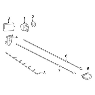 Mercedes-Benz OE - Rear Bumper - Electrical Components (Sedan)