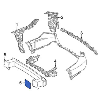 Mercedes-Benz OE - Left Bumper Impact Bar Gasket