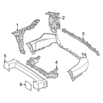 Mercedes-Benz OE - Rear Bumper - Bumper & Components (Inner Components), (Wagon)