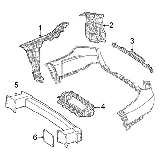 Mercedes-Benz OE - Rear Bumper - Bumper & Components