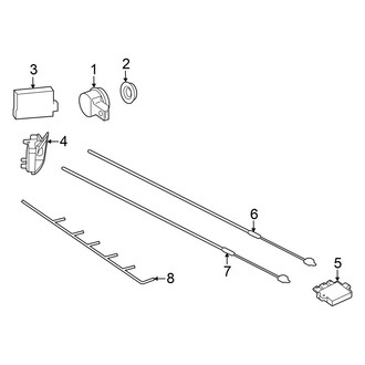 Mercedes-Benz OE - Rear Bumper - Electrical Components