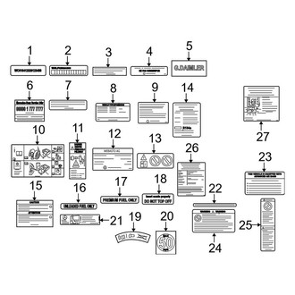 Mercedes-Benz OE - Information Labels - Labels