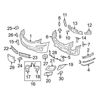 Mercedes-Benz OE - Front Bumper - Bumper & Components