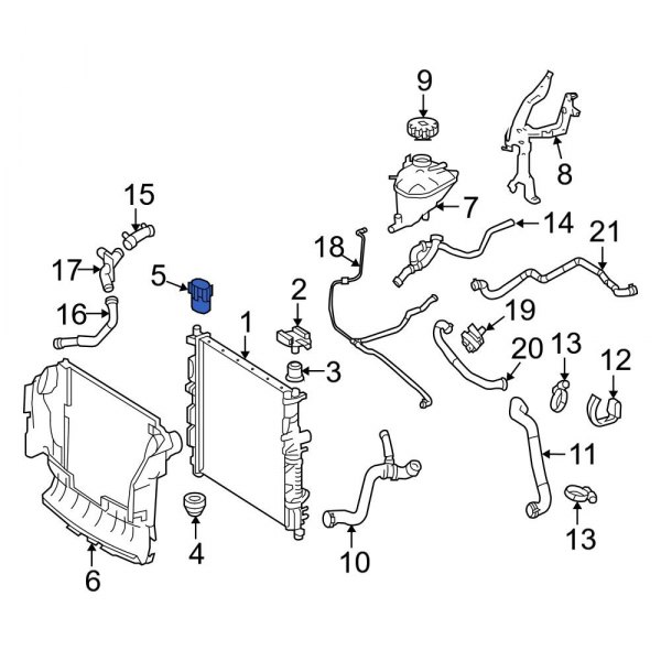 Radiator Mount Bracket