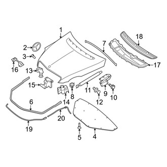 Mercedes-Benz OE - Hood & Components