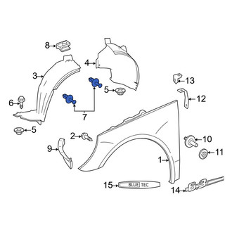 Mercedes-Benz OE - Fender Liner Retainer