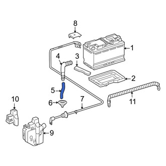 Mercedes-Benz OE - Battery Vent Tube