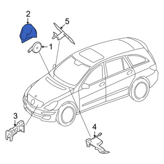 Mercedes-Benz OE - Anti-Theft Alarm Siren Bracket