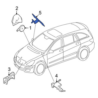 Mercedes-Benz OE - Anti-Theft Control Module Bracket