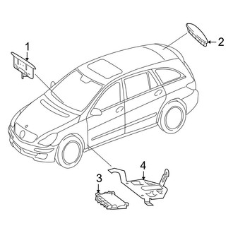 Mercedes-Benz OE - Electrical Components (Parktronic System)